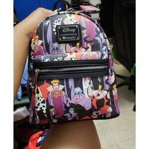 🆕Womens Loungefly Disney Villains Mini Backpack